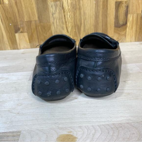 Vionic Black Leather Ashby Loafer Moc Toe 7 - Picture 6 of 10